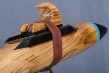 Black Locust Wood Native American Flute, Minor, Low D-3, #O24C (4)